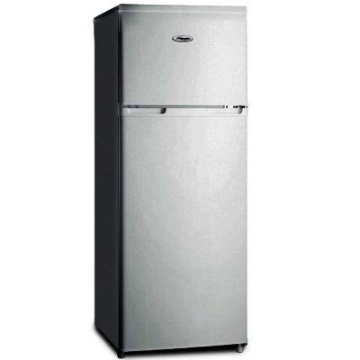 Fridgemaster MTM55215 Top Mount Fridge Freezer in White